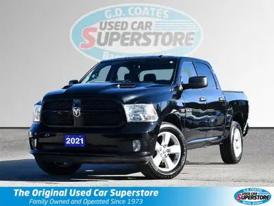 BAM! This 2021 Ram 1500 Classic Express Crew Cab 4x4 is a HEMI-Powered Beast That's Fiercer Than a T...