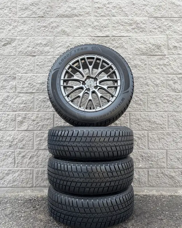 (98%) 4x 235/60R18 Goodyear Winters w/ Genesis GV70 Rims in Tires & Rims in City of Toronto - Image 2