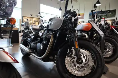 Argyll Motorsports 2025 Triumph Bonneville Bobber Price Includes Mini Apes & Cables Kit! With its lo...