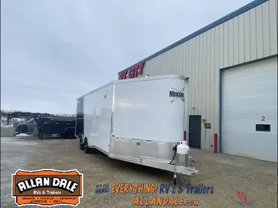 6' V-Nose! 8.5 X 22' - All Aluminum, All Sport Package, Upgraded 6,000 lb Torsion Axles, 48in. Beave...