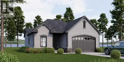 Enjoy peaceful pondside living in this well-designed 2-bedroom bungalow, soon to be built at the top...