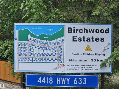 Over a half an acre of Lakefront property (.6) located in a quiet lake community of Birchwood Estate...