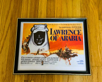1962 Lawrence Of Arabia Framed Movie Poster