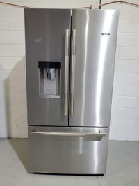 Jenn Ai fridge stainless ice water 36 used w/warranty  JFFCC72EH