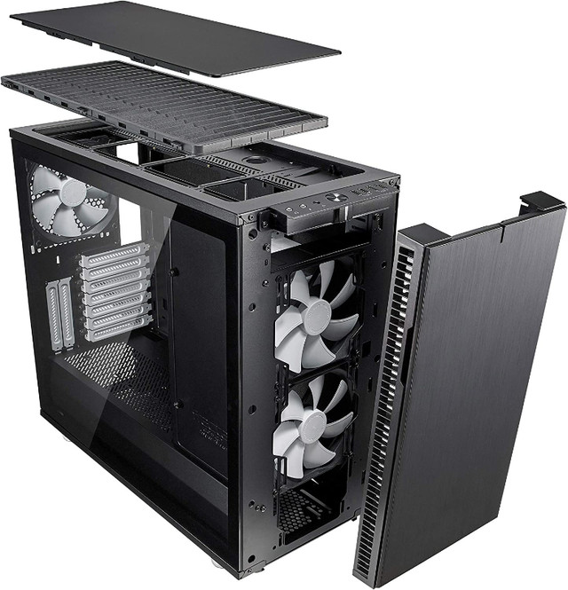 Fractal Design Define R6 E-ATX Full Tower Computer Case in System Components in Markham / York Region - Image 4