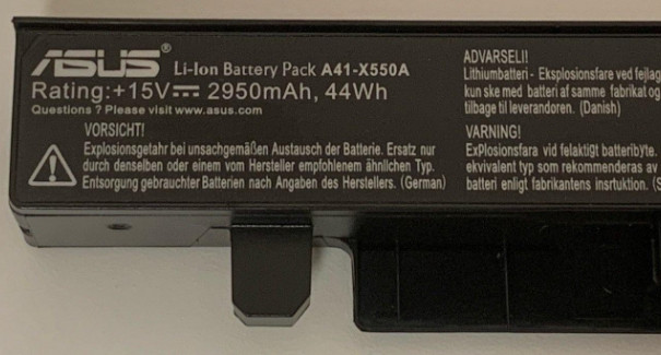 Batterie neuve # A41-X550A pour ordinateur portable Asus dans Accessoires pour portables  à Saguenay - Image 3