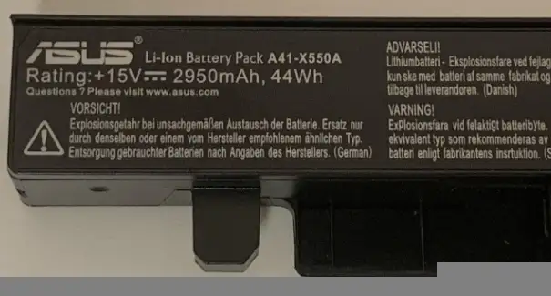 Batterie neuve # A41-X550A pour ordinateur portable Asus in Laptop Accessories in Saguenay - Image 4