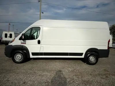 2017 Ram ProMaster Cargo Van High Roof 159 WB with auto ac, bluetooth, backup camera, shelves inside...