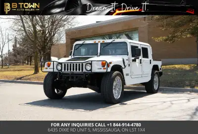 2000 AM General H1 HMC4 finished in a rugged military-inspired design is the ultimate expression of...