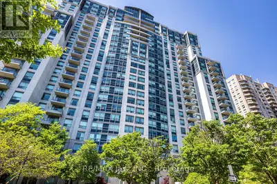 Bright and spacious 2-bedroom, 2-bathroom plus den suite in the heart of North York! Featuring a hig...