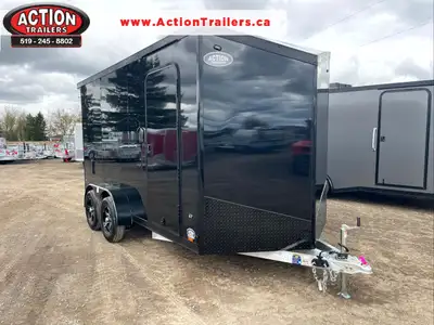 LEGACY SERIES ALL ALUMINUM FRAME 7' X 14' TANDEM AXLE CARGO W/ RAMP DOOR AND POLYCORE PANEL UPGRADE!...