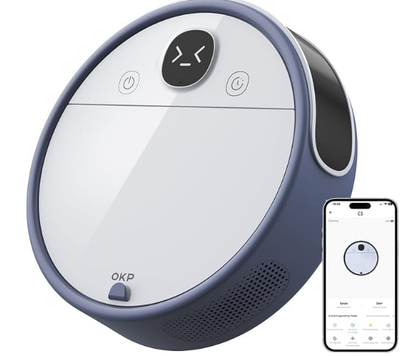 OKP C5 Robot Vacuum Cleaner Real-Time Video-NEW in box, View more