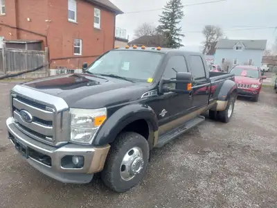 . 2011 FORD F-450 SUPER DUTY LARIAT 4WD Crew Cab - 6.7L POWERSTROKE TURBO DIESEL, 6-SPEED AUTOMATIC,...