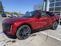 The 2026 Cadillac LYRIQ Signature Sport, finished in Radiant Red Tintcoat with a refined Oxford Ston... (image 3)