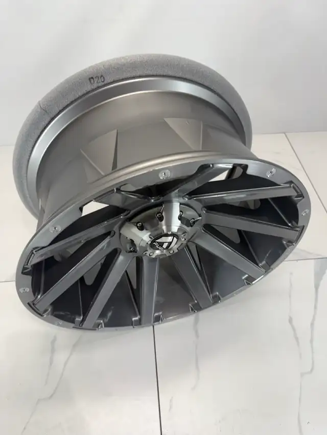 20x10 Fuel Rims 8x165 Dodge Ram Gmc Chevy 2500 3500 in Tires & Rims in Saskatoon - Image 5
