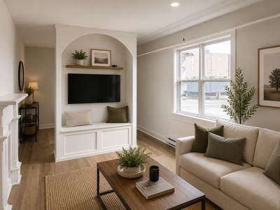 Available now! Welcome to this beautifully renovated 1 bedroom + den, 1 bathroom apartmentin the hea...