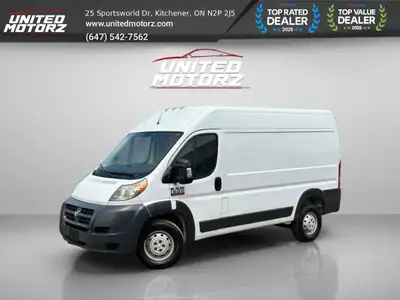 2017 Ram ProMaster 1500 High Roof 136in. WB SAFETY CERTIFIED 16 Service Records !!! The 2017 Ram Pro...