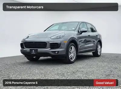 Transparent Motorcars is pleased to offer this beautiful 2016 Porsche Cayenne S With 105,947kms. It...