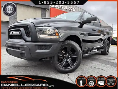 RAM 1500 CLASSIC EDITION WARLOCK CREWCAB HEMI V-8 5.7 L 4X4, BOITE 5.7', 6 PLACES, MAGS 20'' PAS VGA...