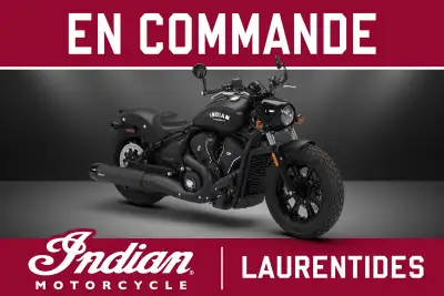 Alary Sport Cette MOTOCYCLETTE INDIAN SCOUT BOBBER LIMITED + TECH 2026 est disponible DÈS MAINTENANT...