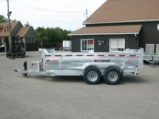 2025 K-Trail DOMPEUR 82in. X 14' 2 ESSIEUX 7000LB. CONTRACTEUR U in Cargo & Utility Trailers in Laval / North Shore - Image 10