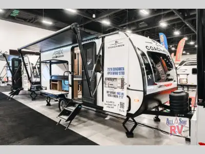 Coachmen RV Apex Nano travel trailer 181RB highlights: Pass Through Storage Rear Bathroom Front Bedr...
