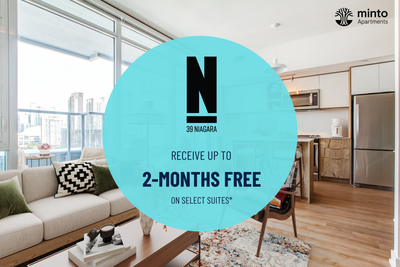 For a limited time, receive 2 months of free rent!* *Select suites only. Some conditions apply. Pric...
