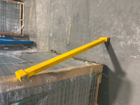 Used 42" pallet bars - safety supports for pallet racking