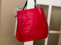 Furla Expandable Leather Tote