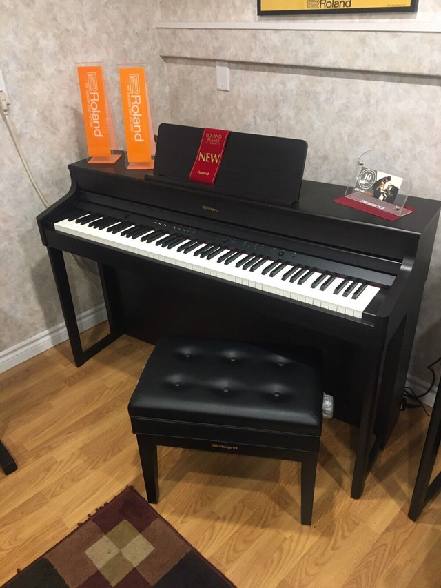Roland F 701 Digital piano  Free headphones! in Pianos & Keyboards in Oshawa / Durham Region - Image 4