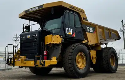 2016 Caterpillar 773G Rigid Frame Haul Truck 18,787 hours • 67 ton capacity (110% max work payload)...