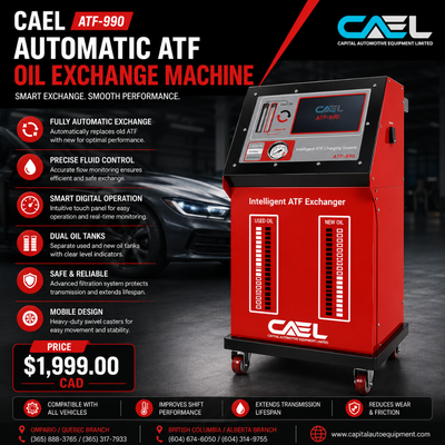 CAEL ATF-990 Automatic Transmission Fluid Exchange Machine Fast, Clean & Professional Transmission S...