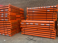 Used RediRack pallet racking beams 8’ x 3” in stock
