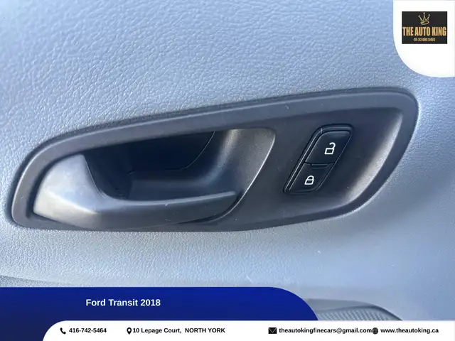 2018 Ford Transit ROOF RACK **** POWER OUTLET **** REAR SHELVES in Cars & Trucks in City of Toronto - Image 8