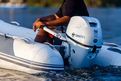 Delivered to your door. 3.5-20HP models available in tiller steering or remote control. Pricing incl...