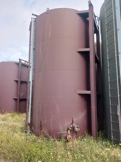 63,500 L SW Vertical Steel Steel Storage Tanks Recommended for (Water, Chemical, Fertilizer) as is b...