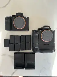SONY A7S II X2 BODIES + BATTERIES (NEED SOME REPAIR)