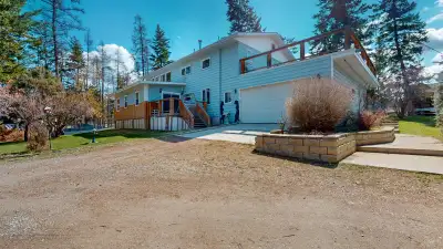 Versatile property with suite potential and possible business space. This unique 5 acre fully fenced...