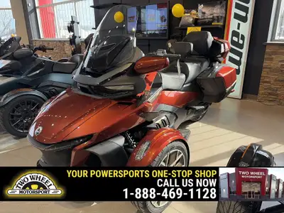 Welcome to Two Wheel Motorsport Touring at its most luxurious. The Spyder RT Sea-to-Skys adaptive fo...