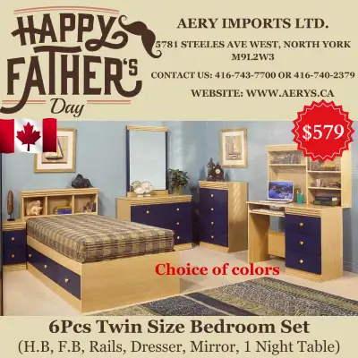 Fathers's day Special sale on Furniture!! Bedroom sets on sale!!