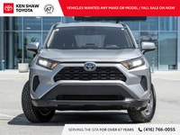Silver Sky Metallic 2022 Toyota RAV4 Hybrid LE AWD! We are the longest-standing Toyota Dealership in... (image 1)