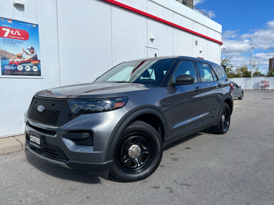 GREY GHOST: 2020 FORD EXPLORER POLICE INTERCEPTOR STEALTH GREY ON BLACK | 3.3L GAS V6 | 165,000 KM |...