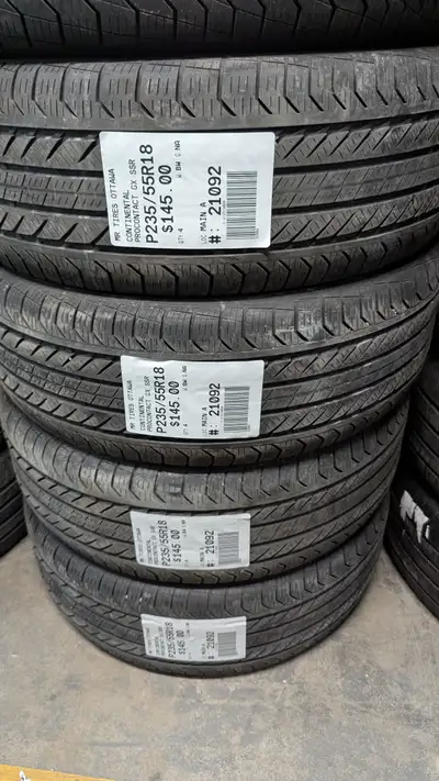 SET OF 4X CONTINENTAL PROCONTACT GX SSR TAG # 21092 Size: 235/55R18 235/55R18 Excellent condition Pr...