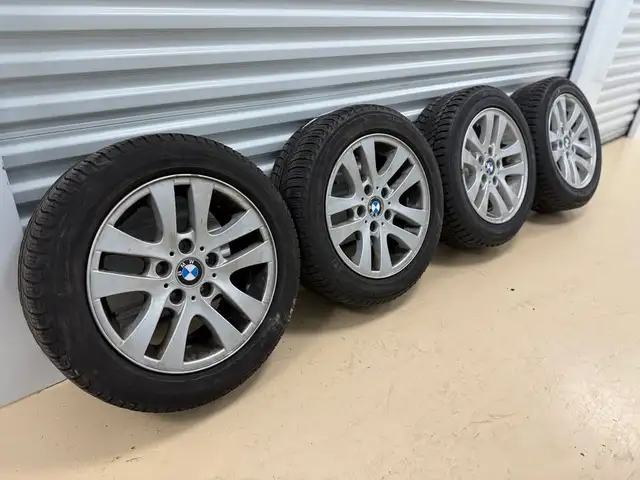 OEM BMW rims with Tires 205/55 R16 in Tires & Rims in Mississauga / Peel Region - Image 2