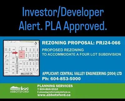 Buyers and Investors Alert! PLA APPROVED!! Great location close to Mill Lake, shopping, and freeway...