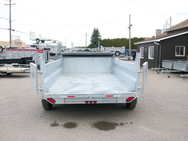2025 Weberlane DOMPEUR 78'' X 12' 2 ESSIEUX 5200LB. GALVANISÉ co in Cargo & Utility Trailers in Laval / North Shore - Image 14