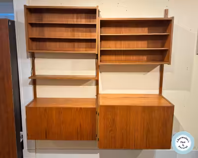Find this fantastic Mid-Century teak wall unit for only $999.00 at Charmaine's Past and Present! We...
