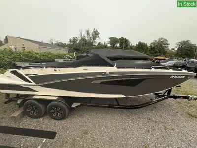 2025 Glasron GTD245, 6.2/300 hp Mercruiser Bravo 3 Duoprop, Rated for 13 people, Extended swim platf...