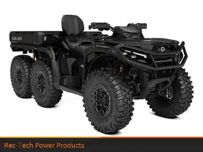 2027 Can-Am Outlander MAX 6x6 Backcountry 1000R Stealth Black New Arrival: 2027 Can-Am Outlander MAX...