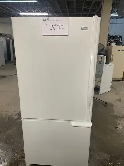 Réfrigérateur blanc 30'' congélateur au bas Maytag, View more